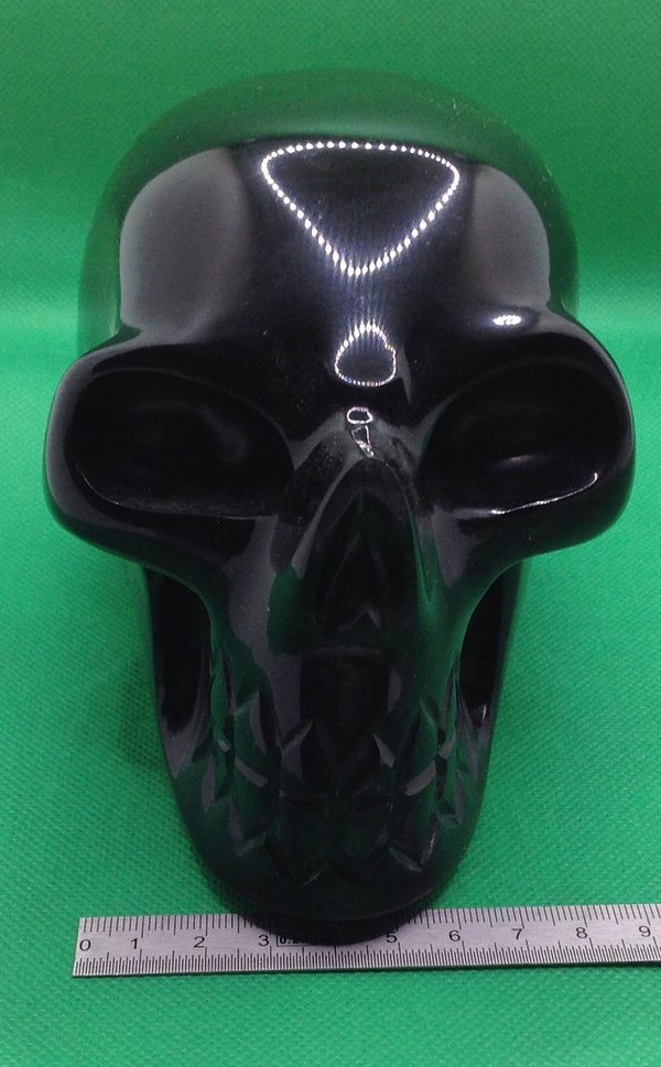 Crâne de Connaissance Obsidienne Dorée CCO1