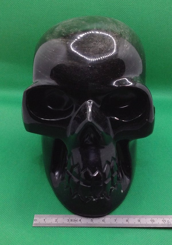 Crâne de Connaissance Obsidienne Dorée CCO2